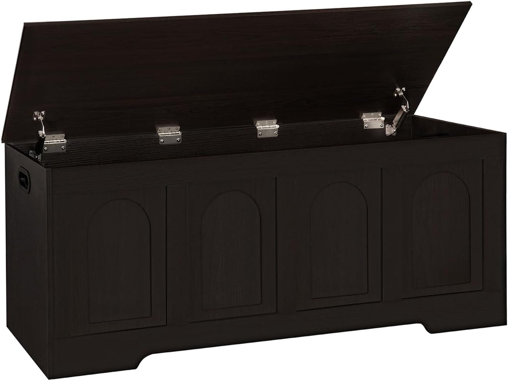 Espresso 47.2" Wooden Storage Chest