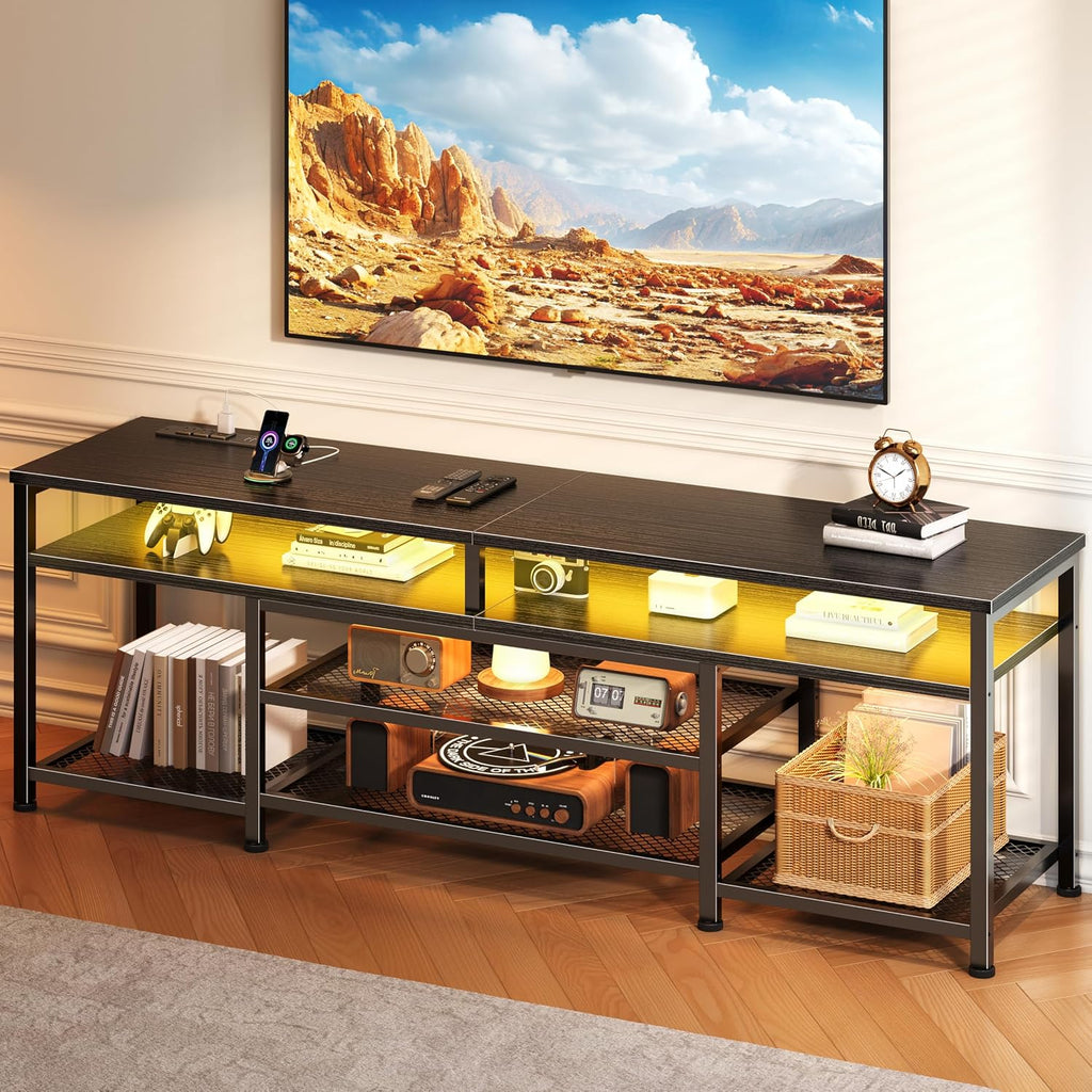 Black 63" LED TV Stand