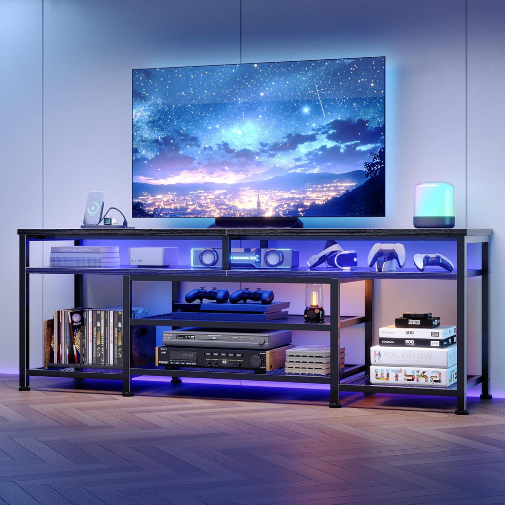 Black 63" LED TV Stand
