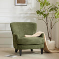 Olive Green Boucle Colby Club Chair